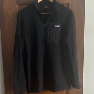 Patagonia Black Quarter-Zip R Fleece Pullover